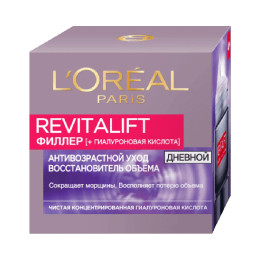 Дневной антивозрастной крем для лица Ревиталифт Филлер против морщин