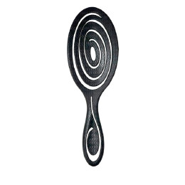 Подвижная био-расческа для волос Detangling Bio Hair Brush Black