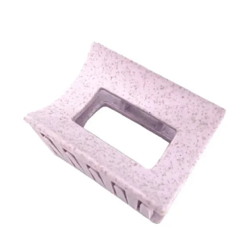 Крабик для волос Straw Claw Hair Clip Square Lilac