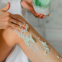 Скраб солевой для тела с морскими водорослями