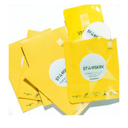 Пилинг-пуховка жля лица Glowstar