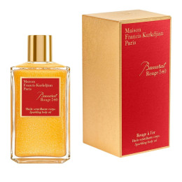 Мерцающее масло для тела Baccarat Rouge 540